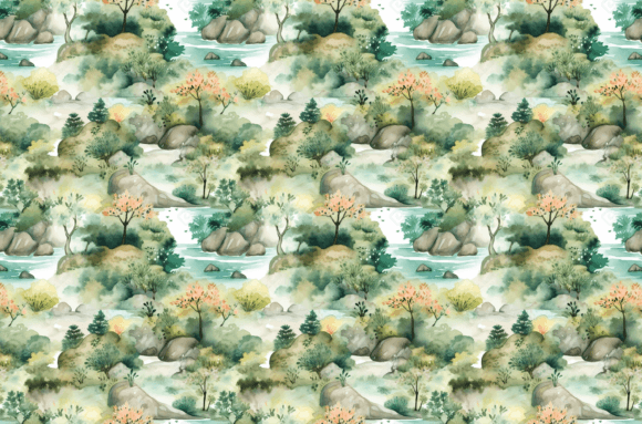 Download Watercolor Nature Patterns - Colorful - Nature Collection