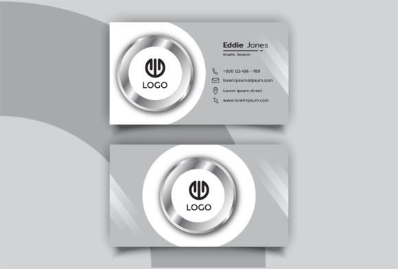 Download Modern Metallic Business Card - Metal Collection