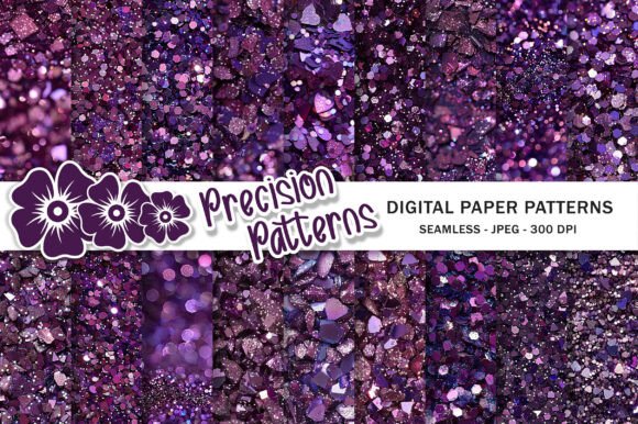 Download Luxury Purple Glitter Seamless Textures - Luxury Collection