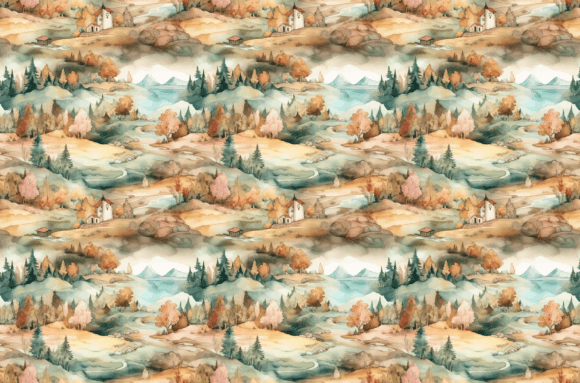 Download Watercolor Nature Patterns - Colorful - Nature Collection