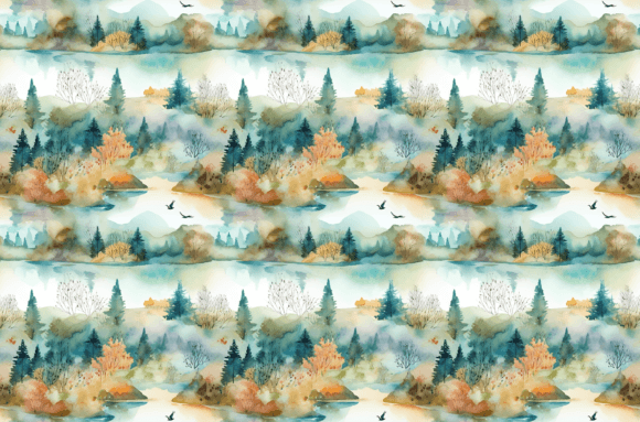 Download Watercolor Nature Patterns - Colorful - Nature Collection