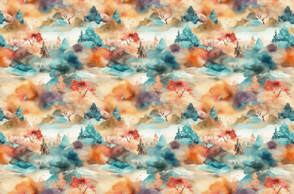 Download Watercolor Nature Patterns - Colorful - Nature Collection